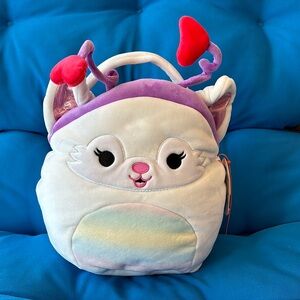 Original SquishMallows Gracelynn Size 10 “ Inch Valentines Day Bucket 2024 NWTS